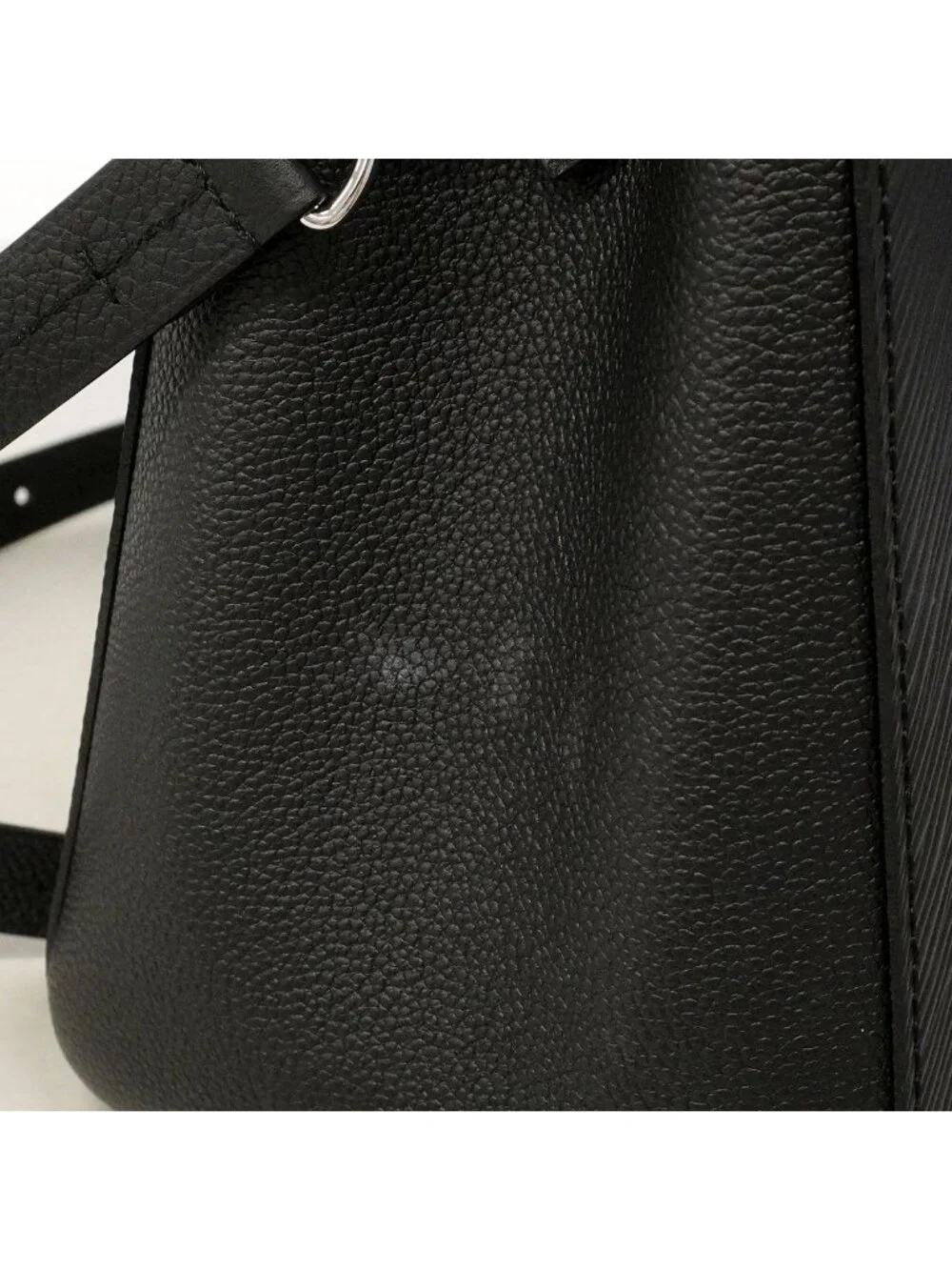 Louis Vuitton Handbag Epi Marelle Tote MM Noir Rosevalerine 2-Way